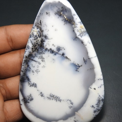 Dendritic shops Agate Cabochon Top Quality 100%Natural Dendritic Agate Gemstone Designed Big Dendrite Opal with happy feelings LooseStone Jewelry