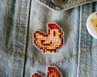 Handmade Stardew Valley Chicken Pin
