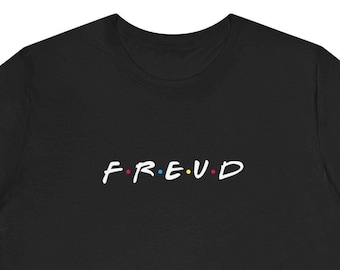 Sigmund Freud T-shirt, Retro 90s Style, Psychology Gift
