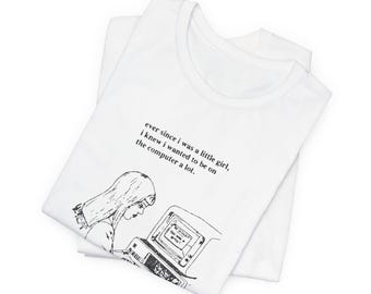 Retro Computer Lover T-shirt, Techie Gift