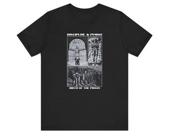 Foucault Discipline & Punish T-Shirt, Philosophisches Grafik-T-Shirt, Geschenk für Philosophie-Liebhaber