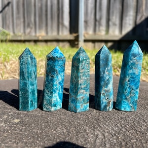 Blue Apatite Obelisk Point