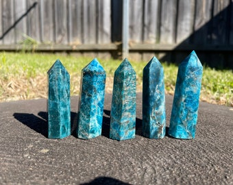 Blue Apatite Obelisk Point