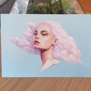 Head In The Clouds Print - Hand Drawn Art Print