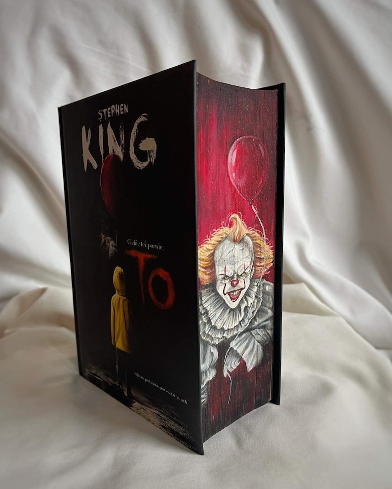 Hand Painted S.king It Book Edge Foreedge Painting Horror Book Etsy
