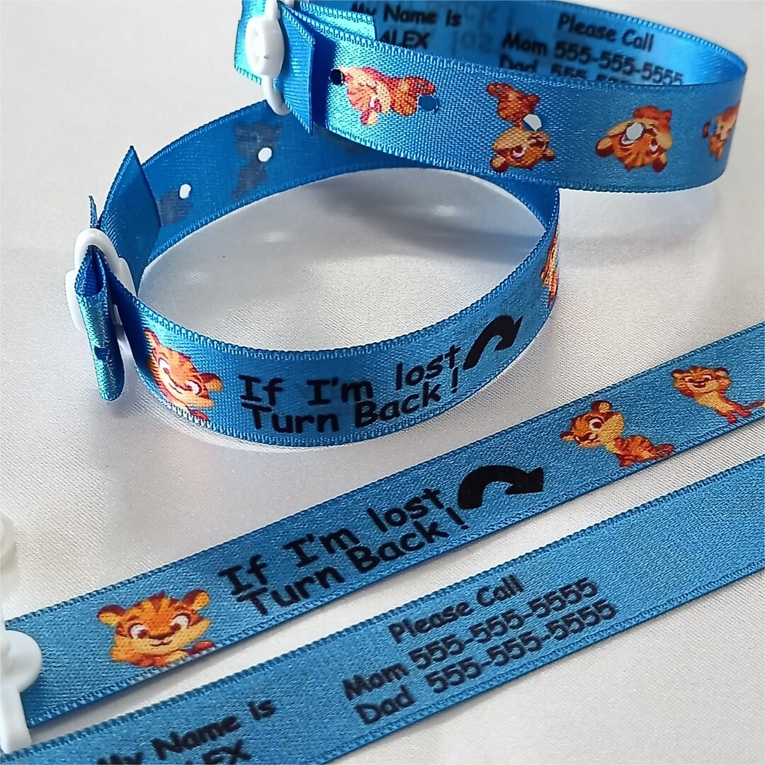 The Child Safety Wristband , Safety ID Wristband , Emergency Contact