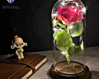 Illuminated ROSE Lamp, Mothers Day Gift