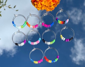 Prideful Beads Earrings - Mermaids UK Fundraiser