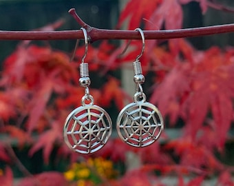 Spider Web Earrings