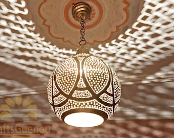 Moroccan Pendant Light Pear Open Bottom, Moroccan Lamp shade ceiling light fixture, Hanging Lamp, Chandelier Lighting Home Decoration