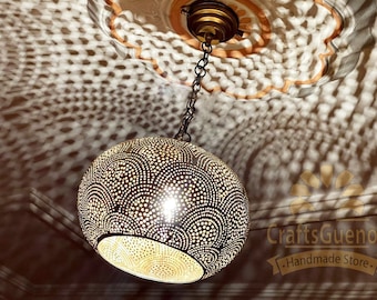 Moroccan Ceiling light fixture, Handmade Moroccan Pendant Light, Lampshades Lighting Home Decor Lighting, Hanging Lamp