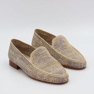 Moroccan Raffia shoes Men, loafer shoes raffia Men, handmade raffia shoes, Vegan raffia Mocasins shoes, raffia shoes, Raffia shoes for men