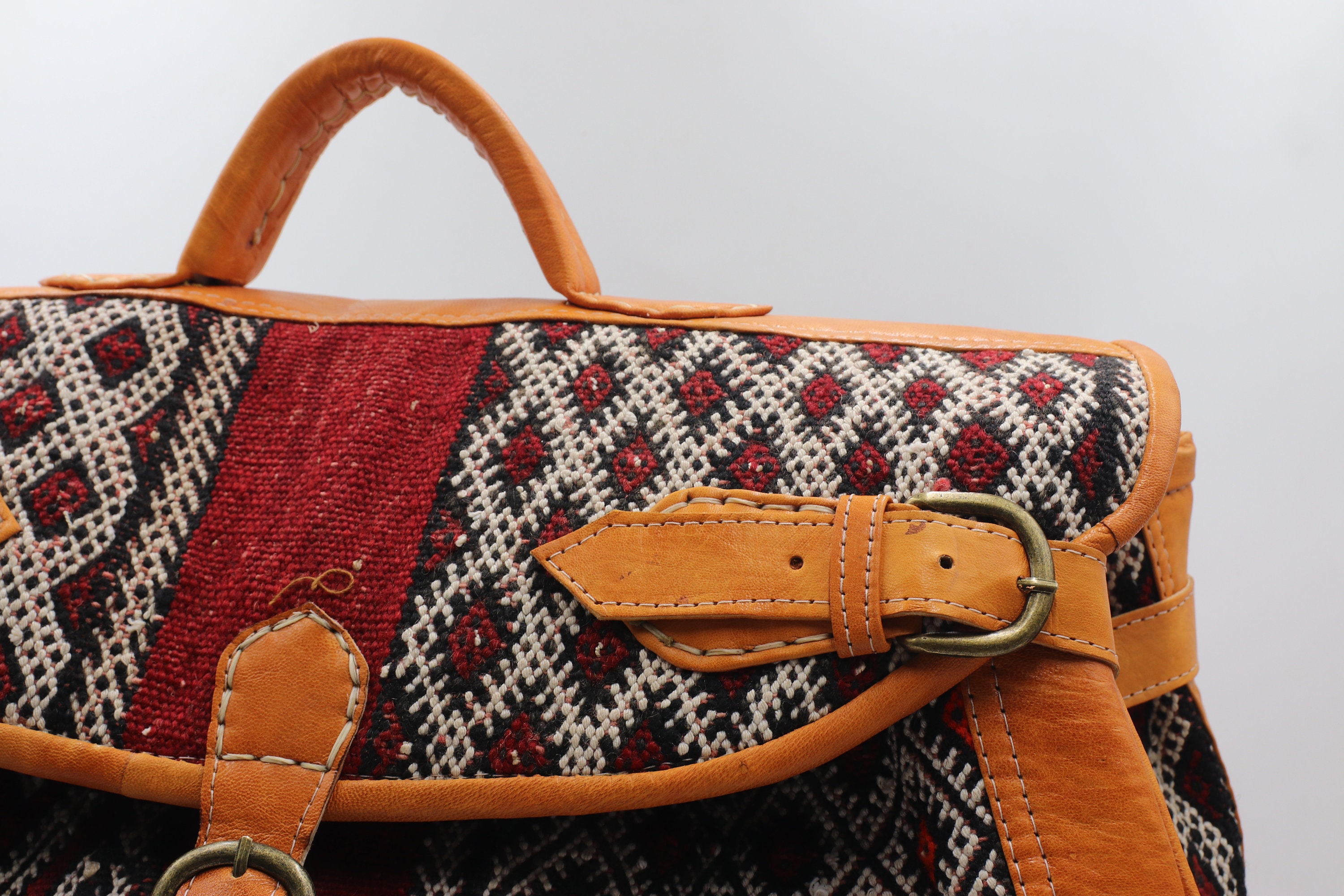 Kilim Duffle Travel Bag Kilim Travel Bag Moroccan Kilim - Etsy