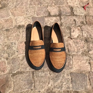 Raffia shoes for women, vegan shoes, Raffia shoes for women, loafer raffia, loafer shoes raffia, handmade raffia shoes, raffia mules women