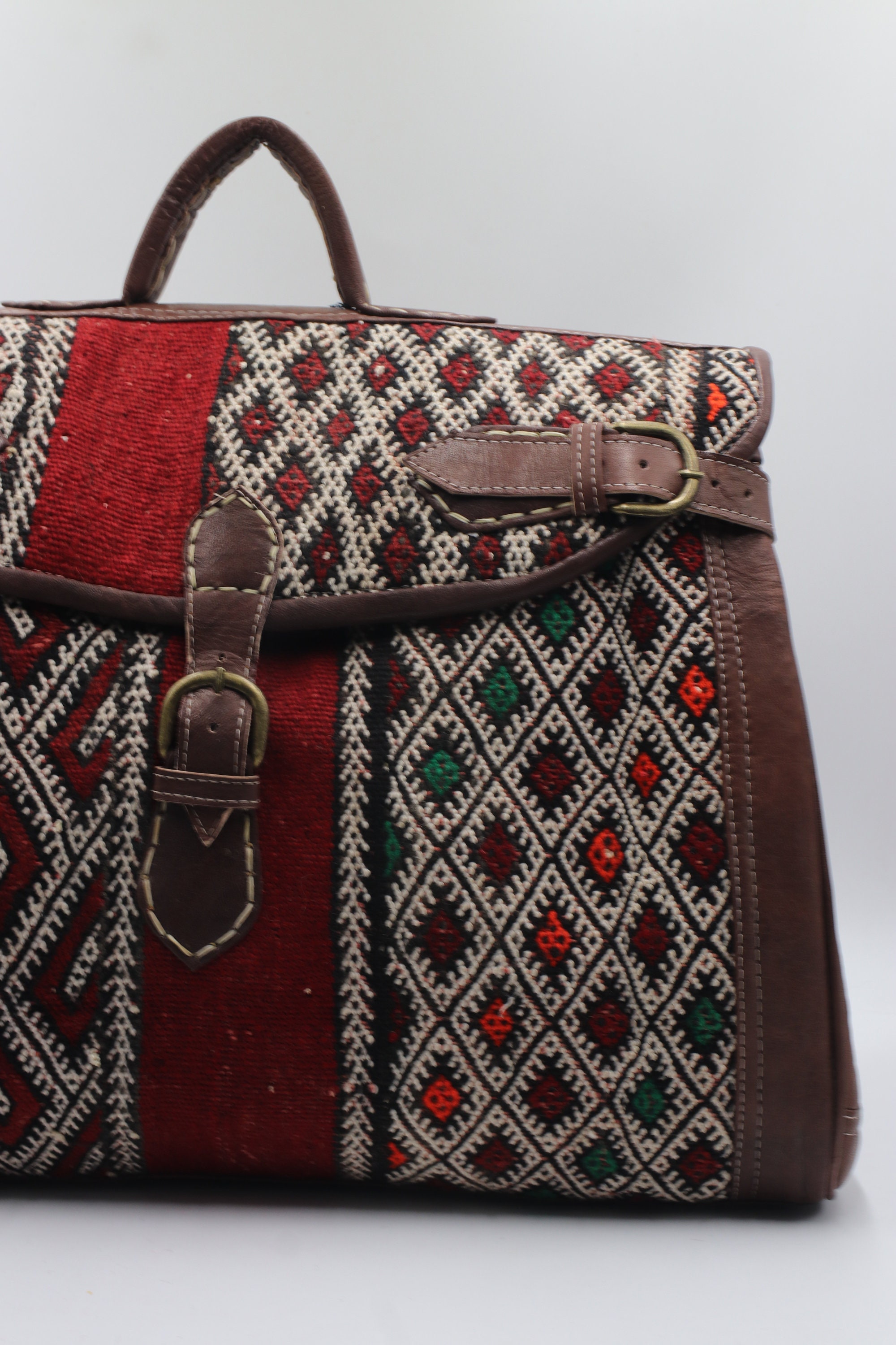 Unisex Kilim Weekender Bag Kilim Duffle Travel Bag Moroccan - Etsy