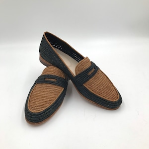Wedding Moccasins shoes, vegan raffia shoes for men, Raffia shoes for men, loafer raffia for men, loafer shoes raffia, handmade raffia shoes