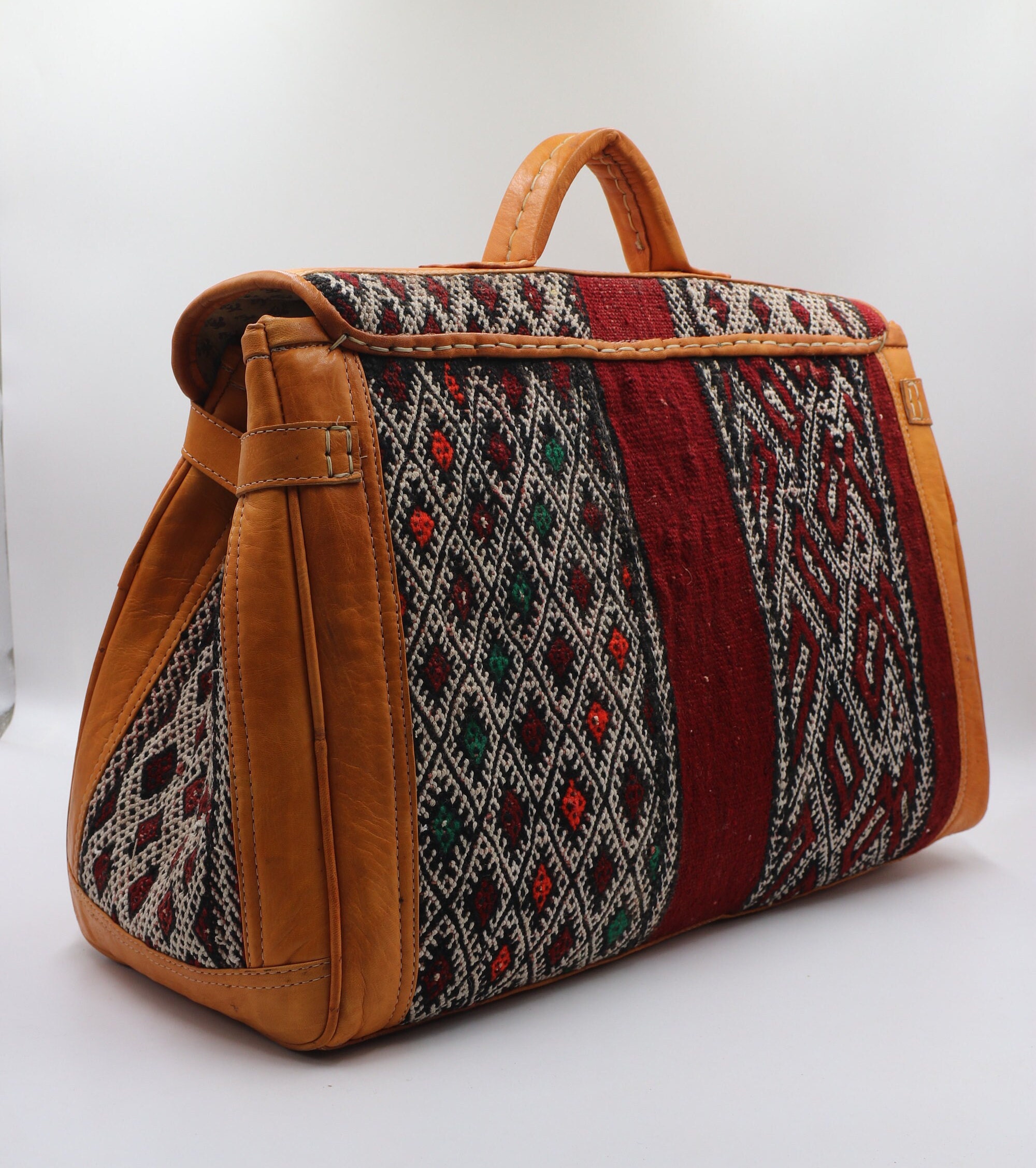 Kilim Duffle Travel Bag Kilim Travel Bag Moroccan Kilim - Etsy