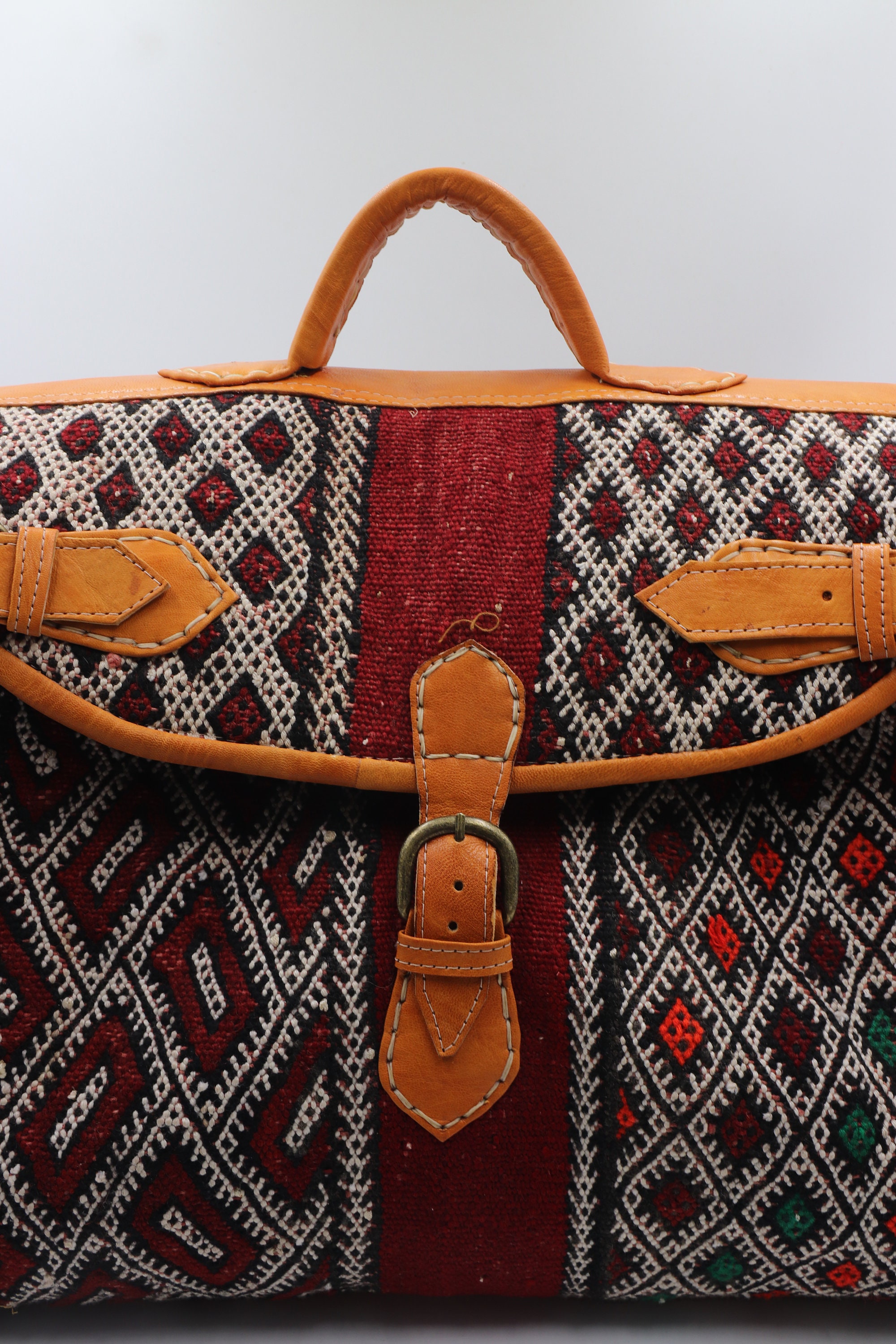 Kilim Duffle Travel Bag Kilim Travel Bag Moroccan Kilim - Etsy