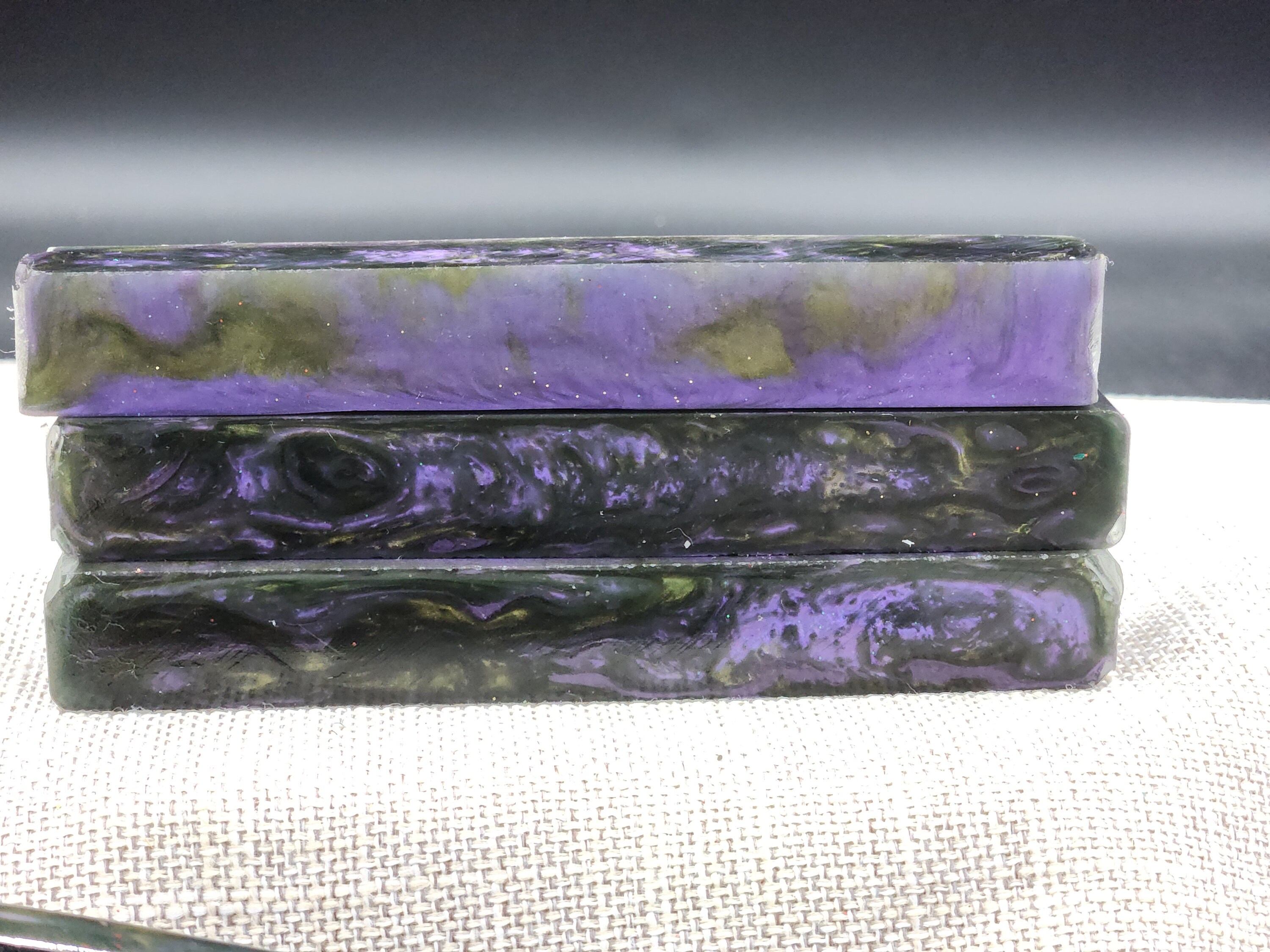 WoodRiver Acrylic Pen Blank – Lavender Fields, 3/4 X 3/4 X 5 Inches, Vibrant Colors, No Finish Needed, For Woodturning