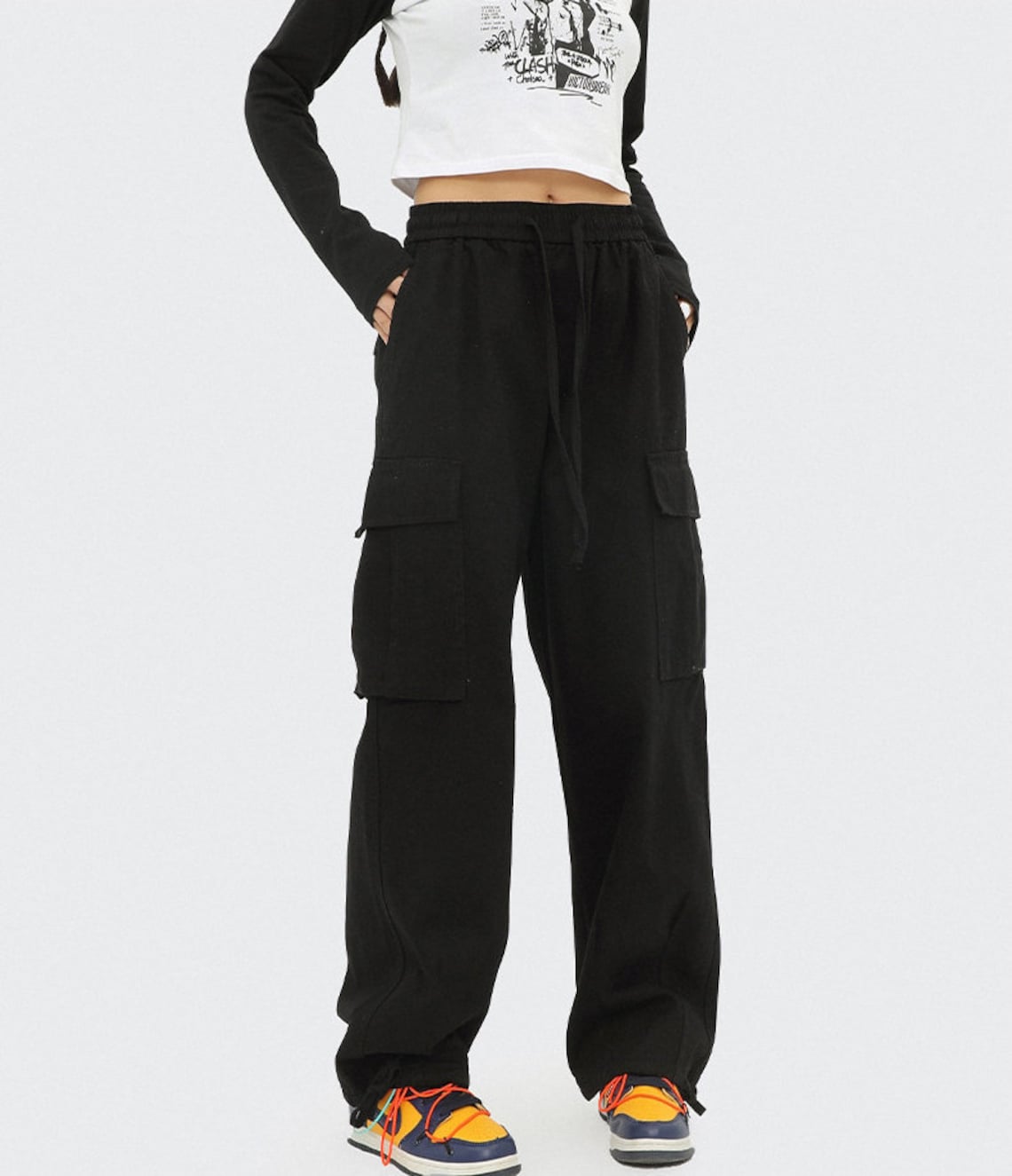 Retro Low Rise Cargo Pants Y2K Cargo Pants Y2K Low Rise Etsy UK