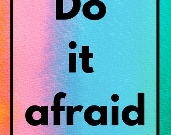 Do It Afraid poster