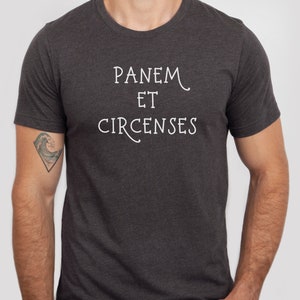 Dark Academia Shirt, Latin Language Tee, Academia Clothing, Latin Phrase T-shirt, Panem Et Circenses, Bread and Circuses, Gothic T-Shirt
