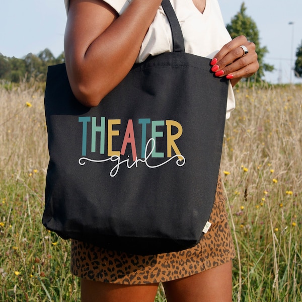 Theater Girl Tote Bag, Musical Theater Gift Theater Lover Bag Gift for Actress Theater Tote Broadway Shirt Theater Gifts for Theater Lovers