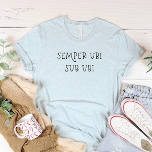 Funny Latin Shirt, Semper Ubi Sub Ubi, Always Where Under Where, Always Wear Underwear, Latin Teacher Shirt, Latin Phrase, Latin Language