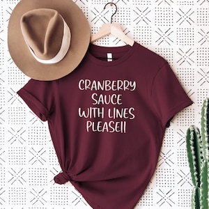Funny Turkey Cranberry Sauce Nutrition Facts Thanksgiving T-Shirt Funny Turkey Cranberry Sauce Nutrition Facts Thanksgiving T-Shirt