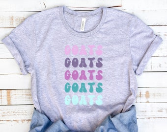 Goats Shirt, Retro Goat Shirt, Goat Lover Gift, Crazy Goat Lady Tee, Retro Tshirt, Homesteading Shirt, Gift for Homesteader, Goat Shirt