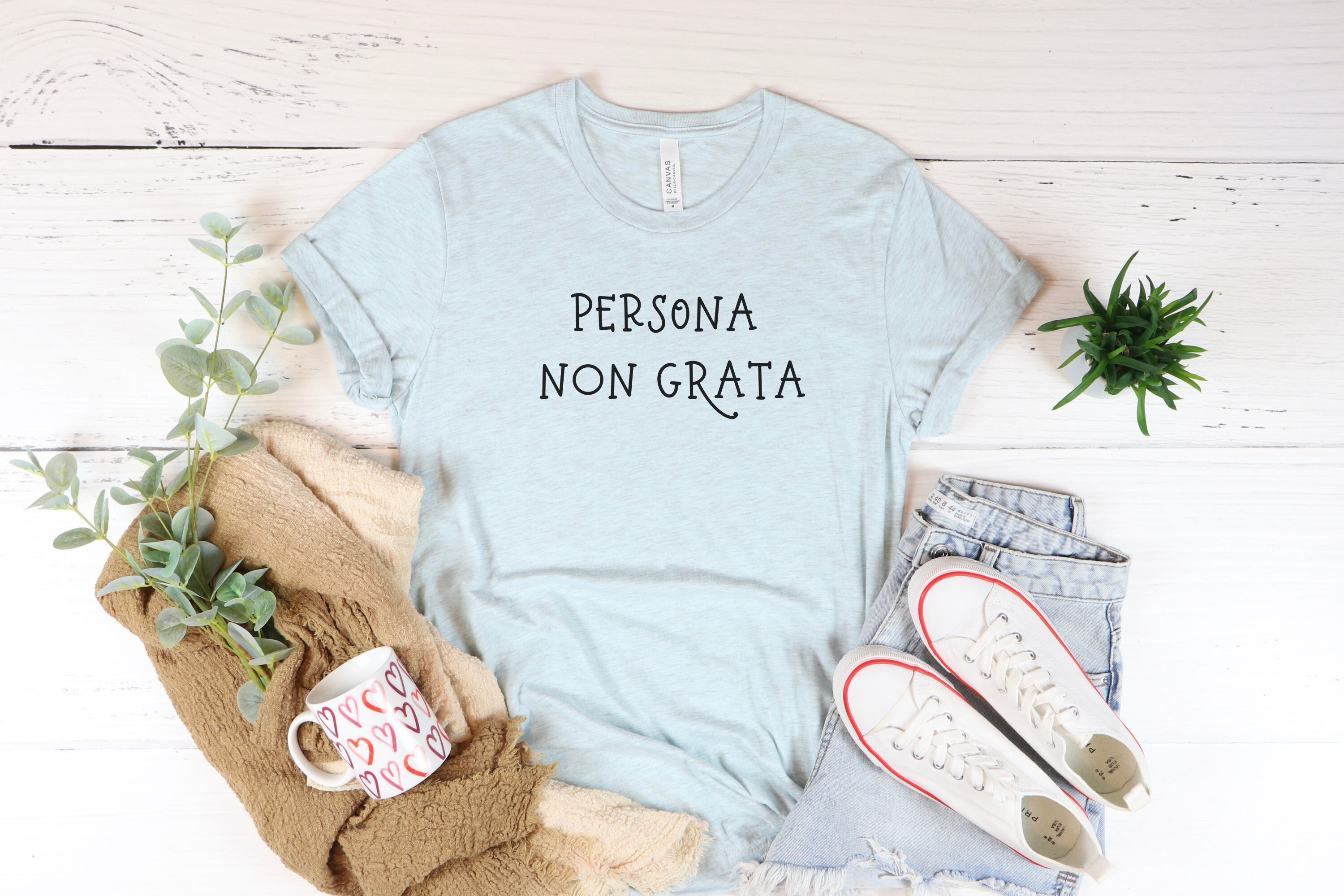 Latin Shirt, Persona Non Grata, An Unwelcome Person, Latin Language, Latin Phrase Shirt, Latin Phrases, Latin Teacher Gift, Latin Gift