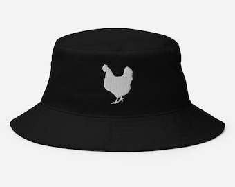 Chicken Bucket Hat, Chicken Hat, Chicken Lover Gift, Crazy Chicken Lady, Women&#39;s Bucket Hat, Men&#39;s Bucket Hat, Farm Animal Bucket Hat
