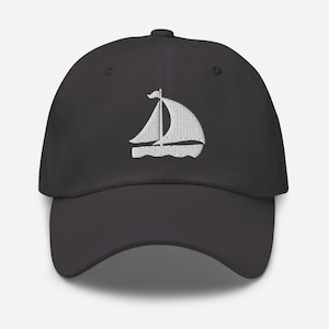 Sailing Hat, Sailboat Cap, Gift for Sailor, Gift for Dad, Sailor Hat, Ball Cap for Sailing, Sailboat Hat