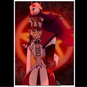 Lucifer and Charlie Morningstar Final Battle | Digital Print