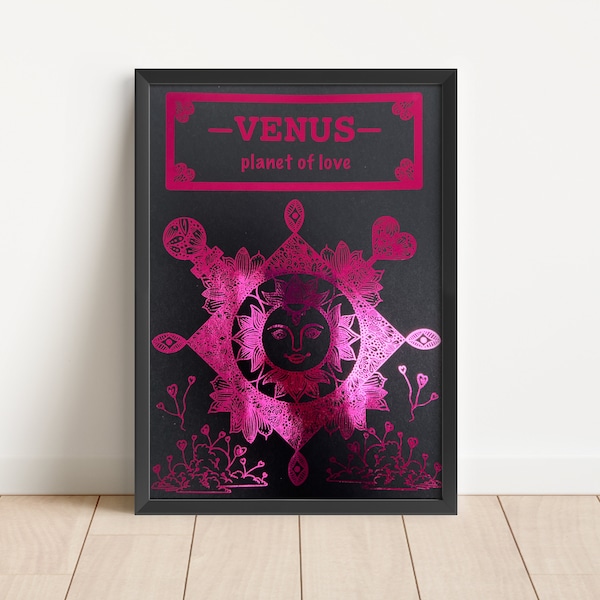 Universums Folien Druck: Venus