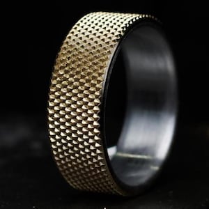 Knurled Brass ring
