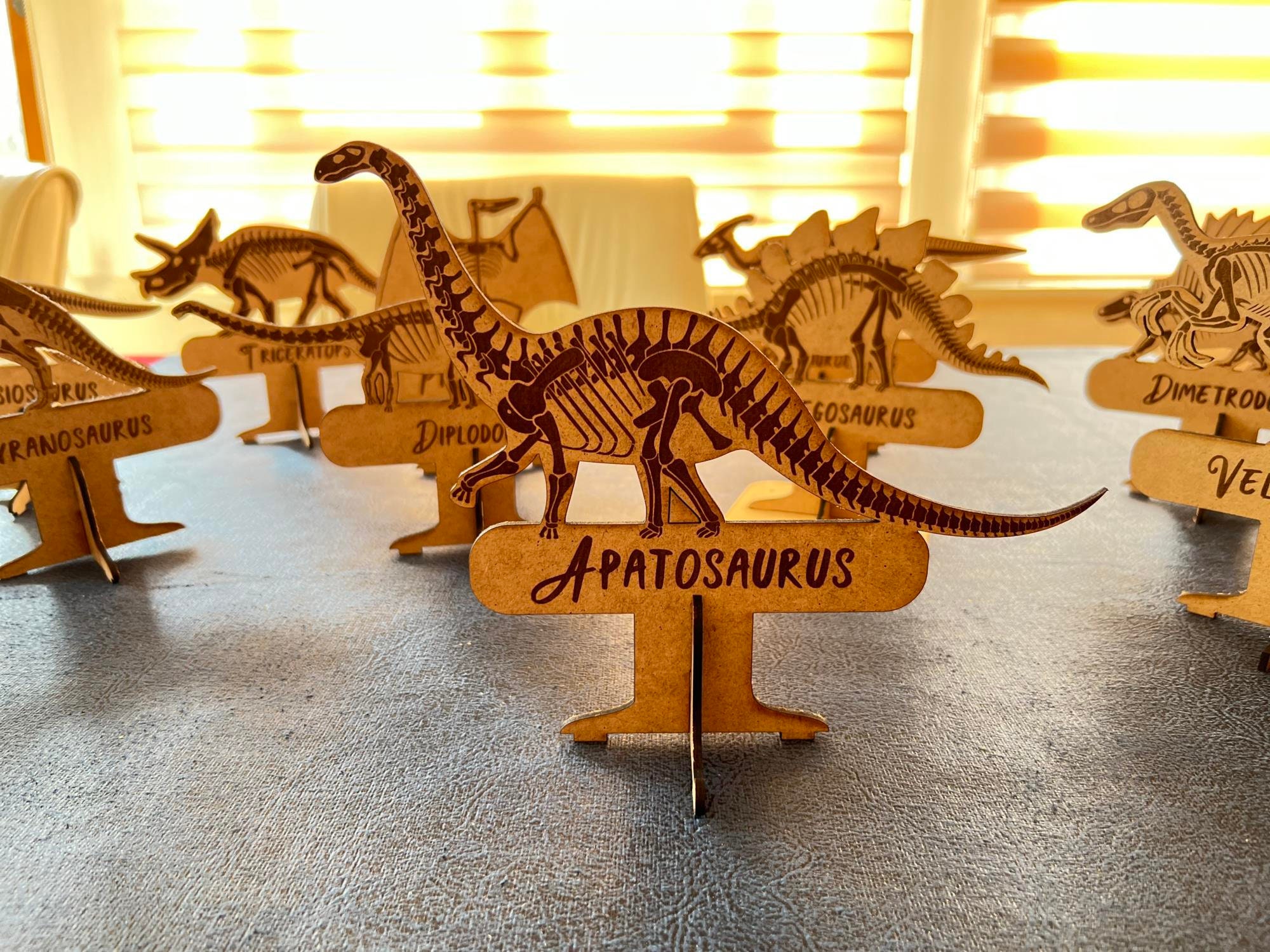 Laser cut and engraved mini dino craft sets - assorted – GiftyPantsNZ