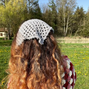 OJERRY Cottagecore Stirnband – Handgehäkeltes Bandana Für Damen