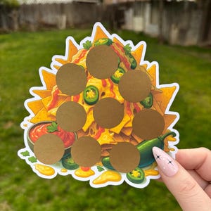Nachos scratch off savings challenge | A5 | savings challenge