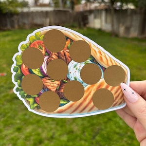 Gyro scratch off savings challenge | A5 | savings challenge