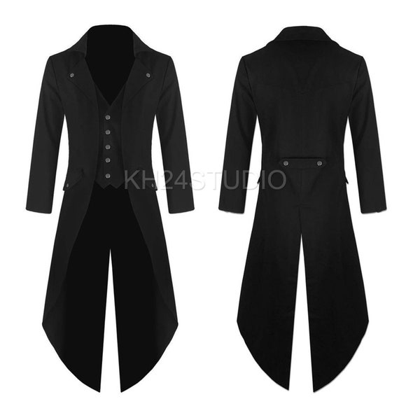 Tailcoat gothique steampunk pour homme