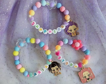 Pulseira de miçangas Huntrix Kpop