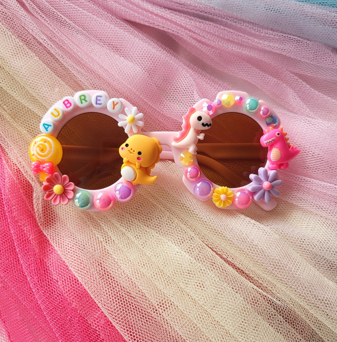 CUSTOM Dinosaur Sunglasses Personalised Party Favor Kid's Gift Etsy