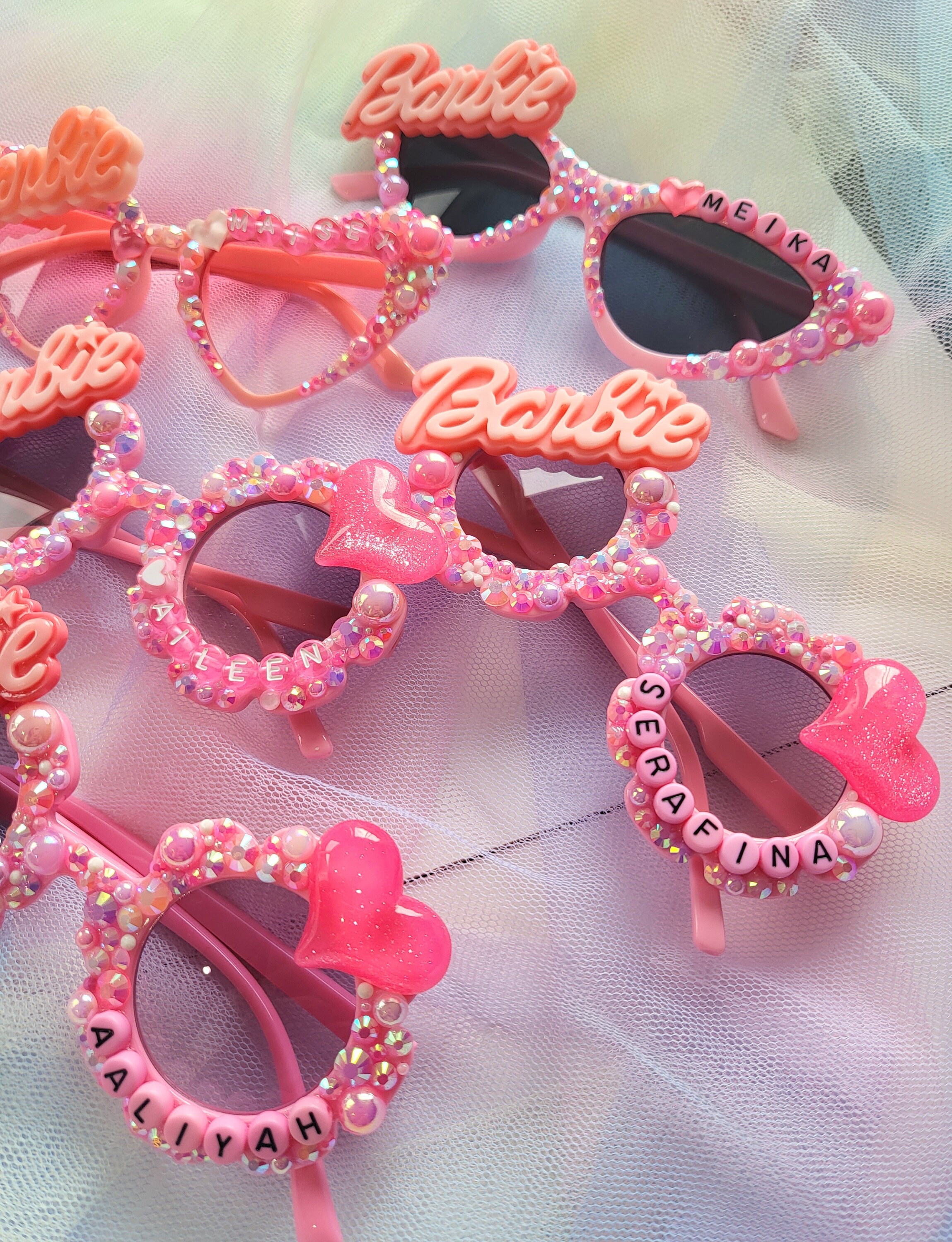 Barbie Pink Oval Cat Eye Sunglasses