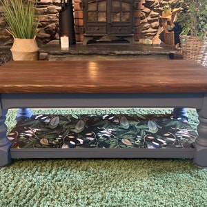 Beautiful, vintage, solid, pine coffee table