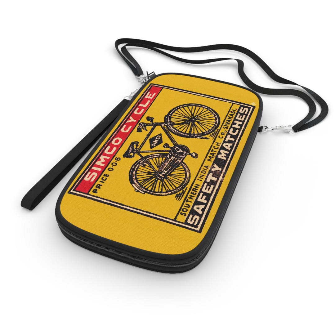 Vintage Bicycle Matchbox Passport Wallet | Retro Bike Travel Organizer ...
