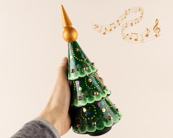 Christmas Tree Music Box - Etsy