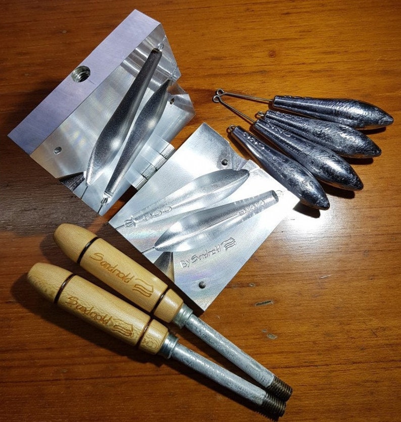 Torpedo Sinkers Fishing Molds CNC Molds Etsy