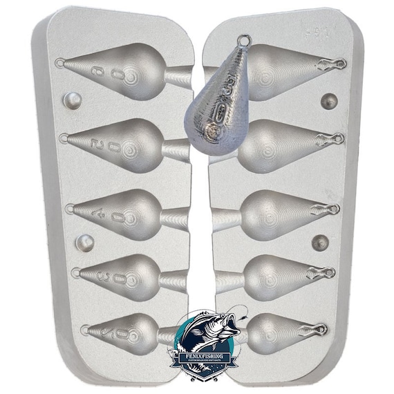 Pear Fishing Lead Mould 20/30/40/50/60gr