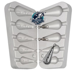 Pear Fishing Lead Mould  20/30/40/50/60Gr